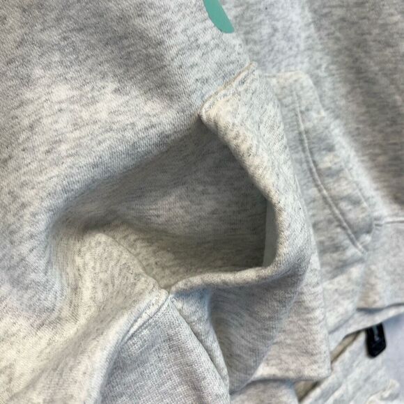 NIKE Girl’s Outfit Set Kids Medium Heather Gray Cropped Sweatshirt & Shorts 2 Pc - Picture 5 of 11